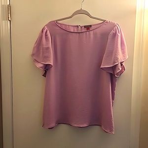 Vince Camuto Lilac Butterfly Sleeve Top XL